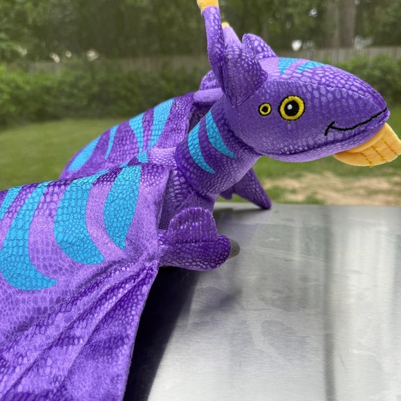 Disney Pandora The World of Avatar Blue Unicorn and Purple Dragon Plush Toys - Picture 6 of 12